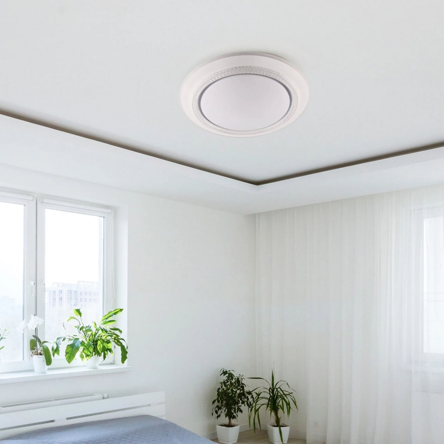 Φωτιστικό οροφής μπάνιου dimming LED ADELA LED/72W/230V διάμετρος 48 cm 3000-6000K IP44 + τηλεχειριστήριο