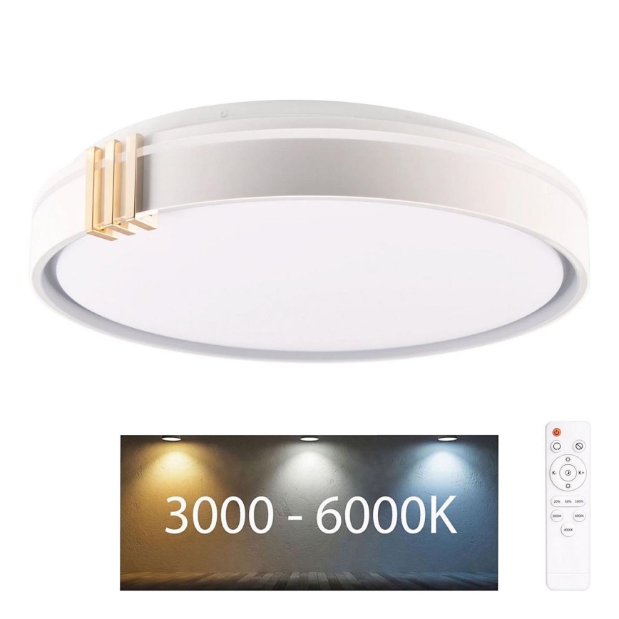 Φωτιστικό οροφής μπάνιου dimming LED ARLETTA LED/72W/230V διάμετρος 48 cm 3000-6000K IP44 + τηλεχειριστήριο