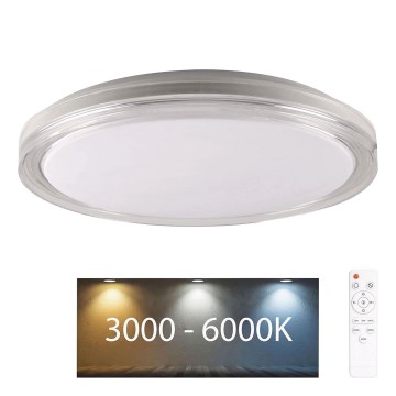 Φωτιστικό οροφής μπάνιου dimming LED CASSANDRA LED/72W/230V διάμετρος 49 cm 3000-6000K IP44 + τηλεχειριστήριο