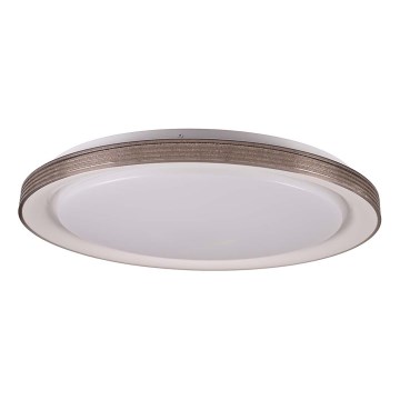 Φωτιστικό οροφής μπάνιου dimming LED GRAŻYNA LED/72W/230V 3000-6000K διάμετρος 51 cm IP44 γκρι + τηλεχειριστήριο