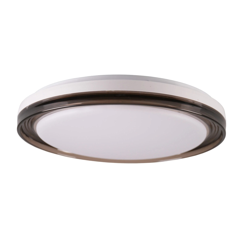 Φωτιστικό οροφής μπάνιου dimming LED HALINA LED/48W/230V 3000-6000K διάμετρος 38 cm IP44 μαύρο + τηλεχειριστήριο