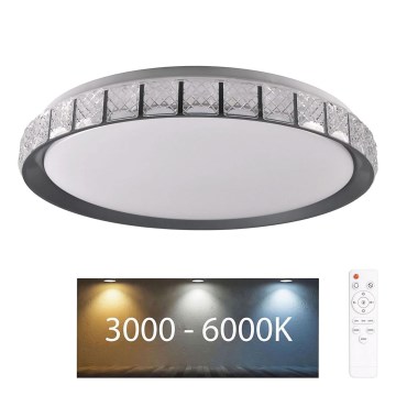 Φωτιστικό οροφής μπάνιου dimming LED NINA LED/72W/230V διάμετρος 49 cm 3000-6000K IP44 + τηλεχειριστήριο