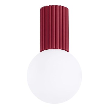 Φωτιστικό οροφής μπάνιου HALO 1xG9/8W/230V διάμετρος 12 cm IP44 κόκκινο