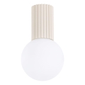 Φωτιστικό οροφής μπάνιου HALO 1xG9/8W/230V διάμετρος 12 cm IP44 κρεμ