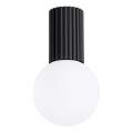 Φωτιστικό οροφής μπάνιου HALO 1xG9/8W/230V διάμετρος 12 cm IP44 μαύρο