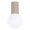 Φωτιστικό οροφής μπάνιου HALO 1xG9/8W/230V διάμετρος 12 cm IP44 μπεζ