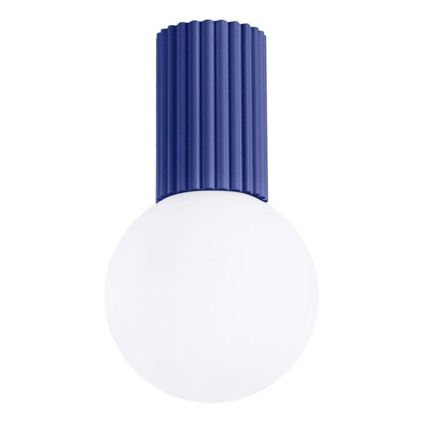 Φωτιστικό οροφής μπάνιου HALO 1xG9/8W/230V διάμετρος 12 cm IP44 μπλε