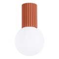 Φωτιστικό οροφής μπάνιου HALO 1xG9/8W/230V διάμετρος 12 cm IP44 πορτοκαλί