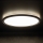 Φωτιστικό οροφής μπάνιου LED AZPO LED/11,8W/230V διάμετρος 22,5 cm IP54 μαύρο