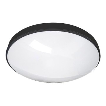 Φωτιστικό οροφής μπάνιου LED CIRCLE LED/12W/230V 4000K διάμετρος 25 cm IP44 μαύρο