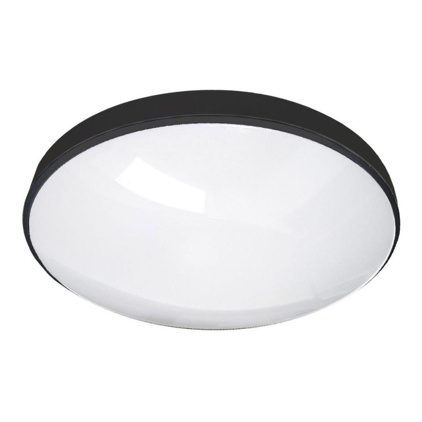 Φωτιστικό οροφής μπάνιου LED CIRCLE LED/12W/230V 4000K διάμετρος 25 cm IP44 μαύρο