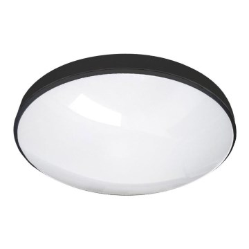 Φωτιστικό οροφής μπάνιου LED CIRCLE LED/24W/230V 4000K διάμετρος 37 cm IP44 μαύρο