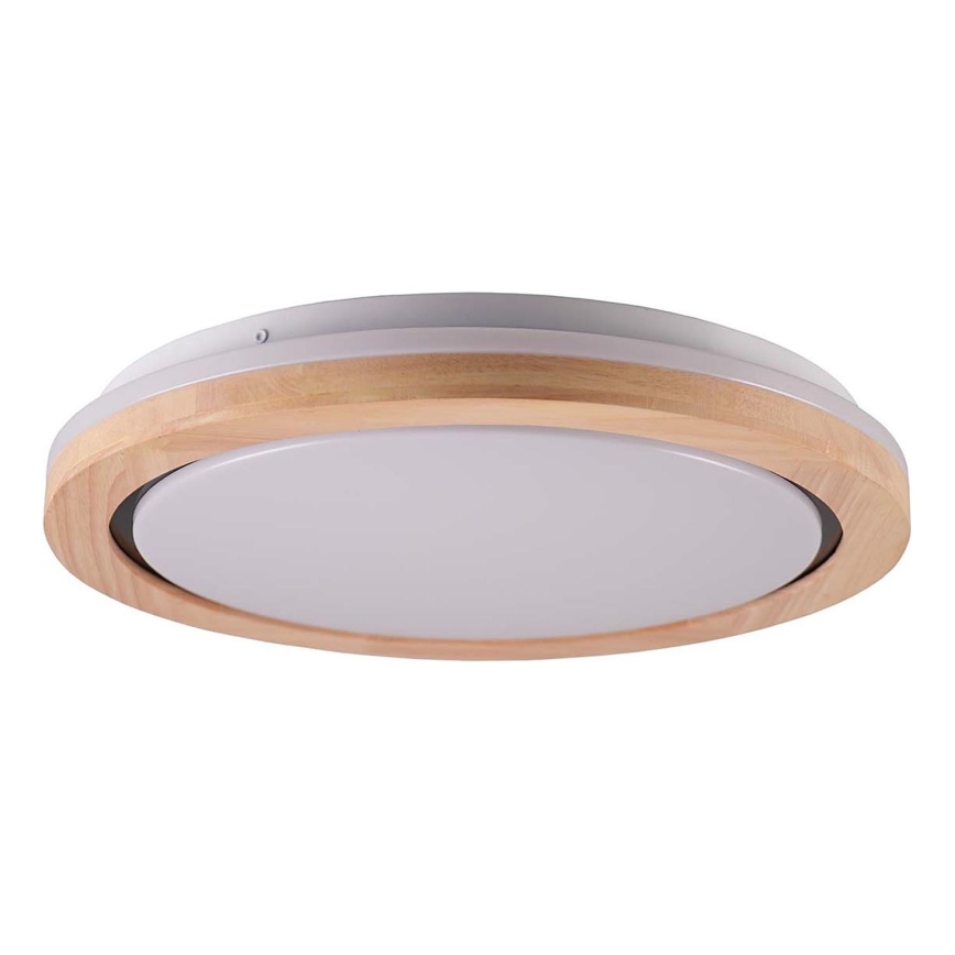 Φωτιστικό οροφής μπάνιου LED DAREK LED/24W/230V διάμετρος 39 cm IP44 δρυς
