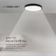 Φωτιστικό οροφής μπάνιου LED LED/18W/230V 3000K IP44 μαύρο
