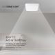 Φωτιστικό οροφής μπάνιου LED LED/18W/230V 4000K IP44 λευκό