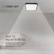 Φωτιστικό οροφής μπάνιου LED LED/24W/230V 3000K IP44 μαύρο
