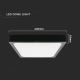Φωτιστικό οροφής μπάνιου LED LED/30W/230V 4000K IP44 μαύρο