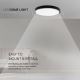 Φωτιστικό οροφής μπάνιου LED LED/36W/230V 3000K IP44 μαύρο