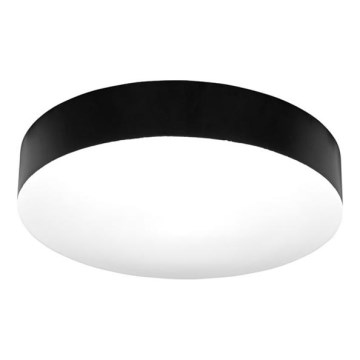 Φωτιστικό οροφής μπάνιου LED MAKARON LED/24W/230V 3000/4000/6000K διάμετρος 30 cm IP44 μαύρο