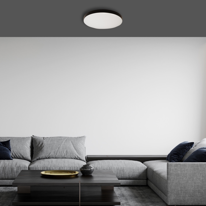 Φωτιστικό οροφής μπάνιου LED MAYA LED/15W/230V διάμετρος 33 cm IP44 μαύρο