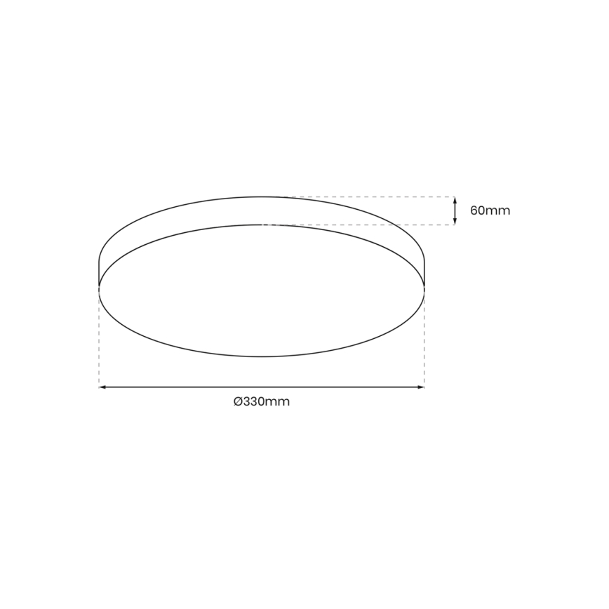 Φωτιστικό οροφής μπάνιου LED MAYA LED/15W/230V διάμετρος 33 cm IP44 χρυσό