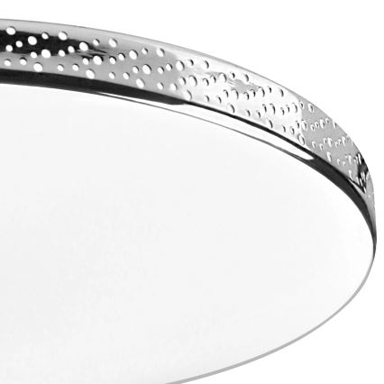 Φωτιστικό οροφής μπάνιου LED MOON LED/18W/230V γυαλιστερό χρώμιο IP44