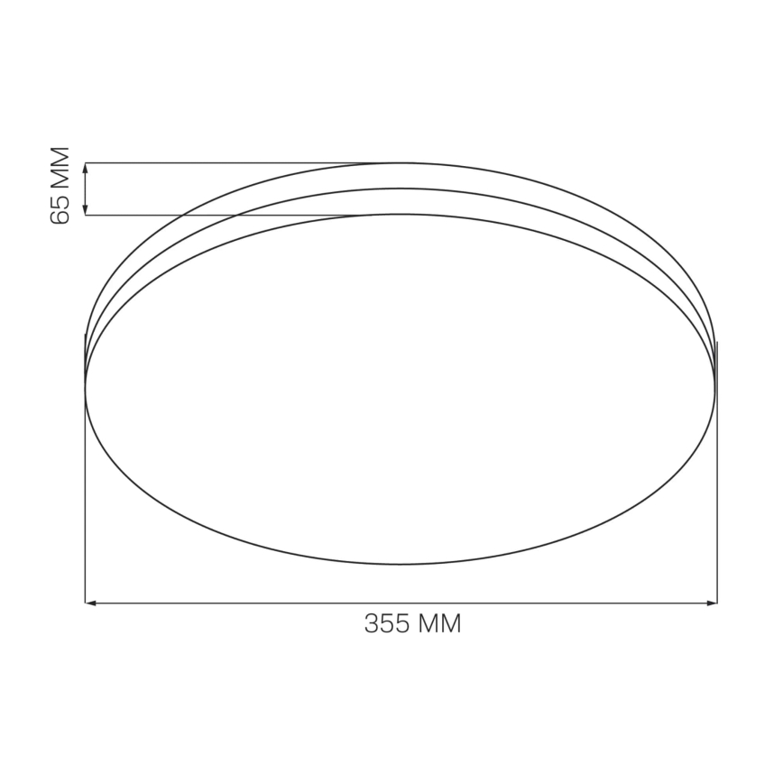 Φωτιστικό οροφής μπάνιου LED MOON LED/18W/230V γυαλιστερό χρώμιο IP44