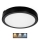 Φωτιστικό οροφής μπάνιου LED NAIROS LED/18W/230V 3000/4000/6500K IP65 διάμετρος 30 cm μαύρο