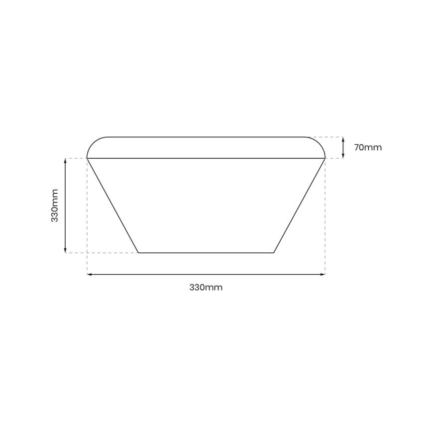 Φωτιστικό οροφής μπάνιου LED NEMO LED/17W/230V IP44 χρυσαφί