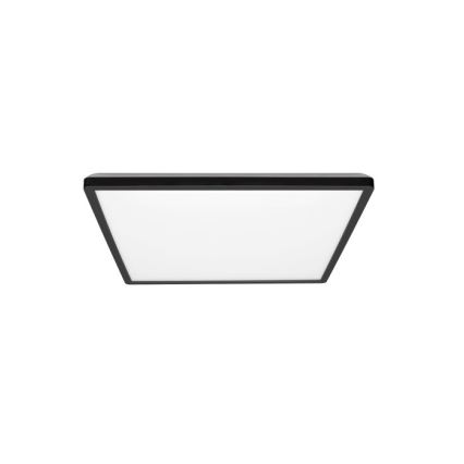 Φωτιστικό οροφής μπάνιου LED NIVERA LED/12W/230V IP54 3000/4000/6000K 22,5x22,5 cm μαύρο