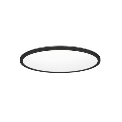 Φωτιστικό οροφής μπάνιου LED NIVERA LED/12W/230V IP54 3000/4000/6000K διάμετρος 22,5 cm μαύρο