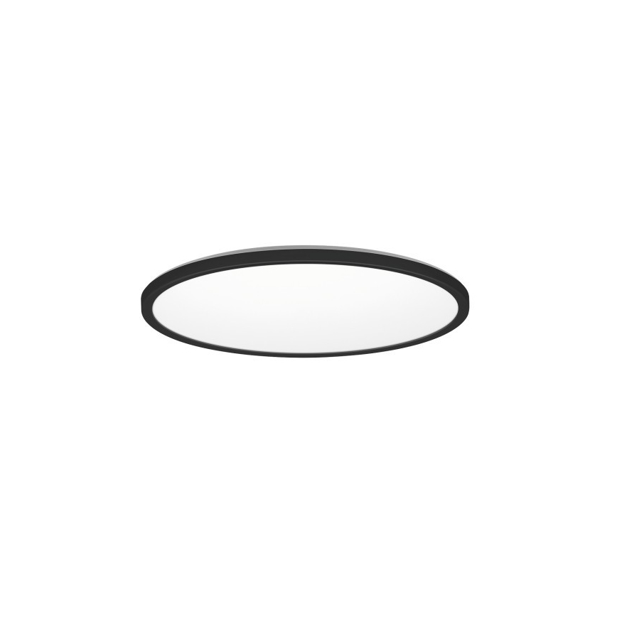 Φωτιστικό οροφής μπάνιου LED NIVERA LED/12W/230V IP54 3000/4000/6000K διάμετρος 22,5 cm μαύρο