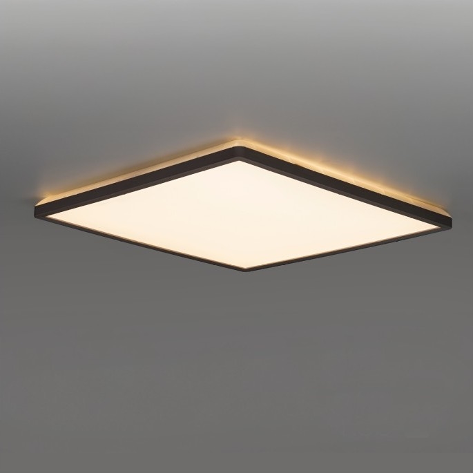 Φωτιστικό οροφής μπάνιου LED NIVERA LED/18W/230V IP54 3000/4000/6000K 30x30 cm μαύρο