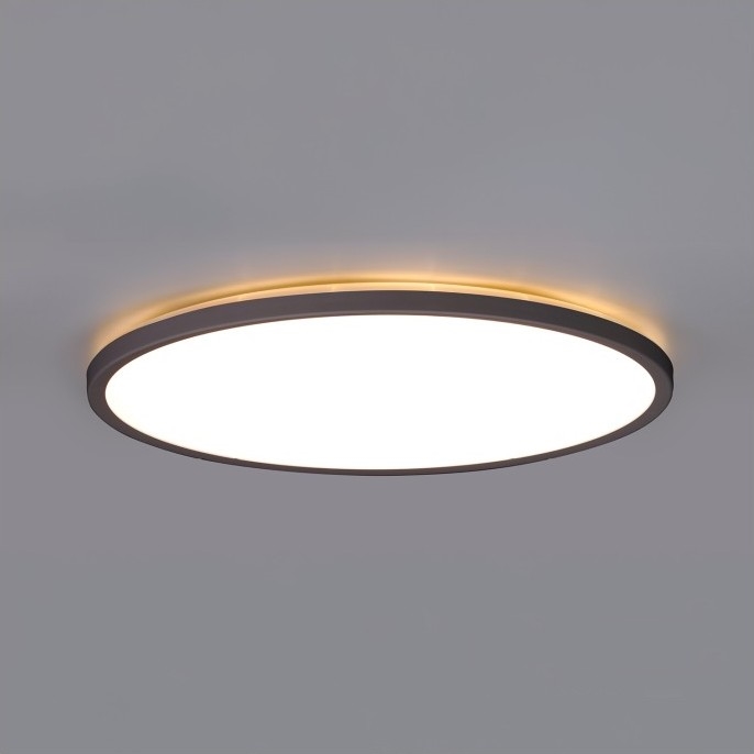 Φωτιστικό οροφής μπάνιου LED NIVERA LED/24W/230V IP54 3000/4000/6000K διάμετρος 30 cm μαύρο