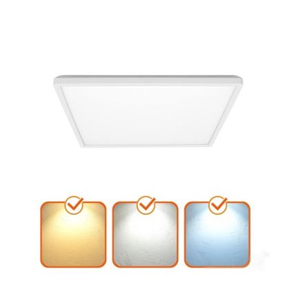 Φωτιστικό οροφής μπάνιου LED NIVERA LED/24W/230V IP54 3000/4000/6000K 30x30 cm λευκό