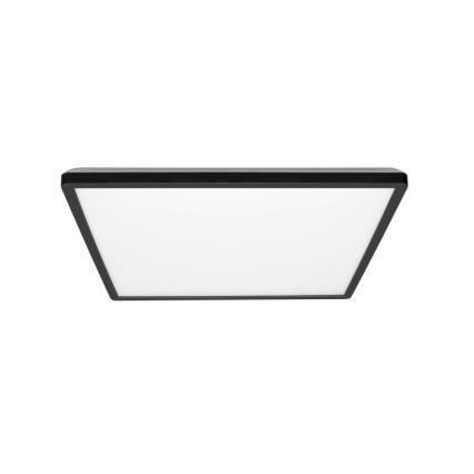 Φωτιστικό οροφής μπάνιου LED NIVERA LED/24W/230V IP54 3000/4000/6000K 30x30 cm μαύρο