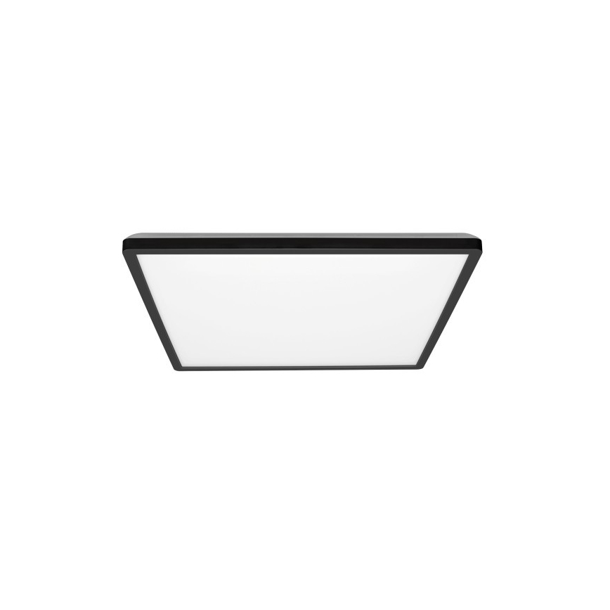 Φωτιστικό οροφής μπάνιου LED NIVERA LED/24W/230V IP54 3000/4000/6000K 30x30 cm μαύρο