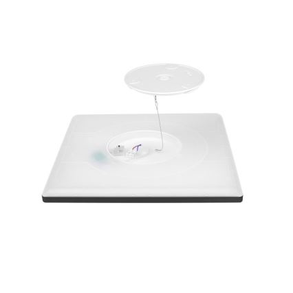 Φωτιστικό οροφής μπάνιου LED NIVERA LED/24W/230V IP54 3000/4000/6000K 30x30 cm μαύρο