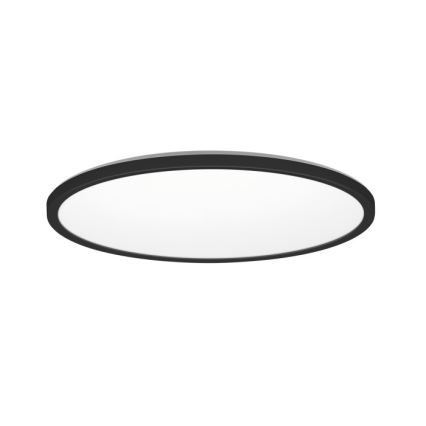 Φωτιστικό οροφής μπάνιου LED NIVERA LED/24W/230V IP54 3000/4000/6000K διάμετρος 30 cm μαύρο