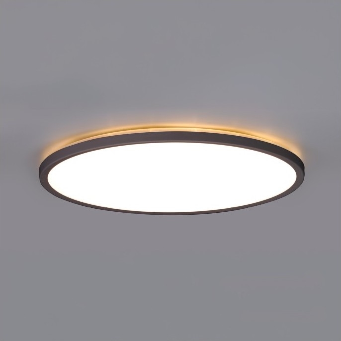 Φωτιστικό οροφής μπάνιου LED NIVERA LED/32W/230V IP54 3000/4000/6000K διάμετρος 42 cm μαύρο