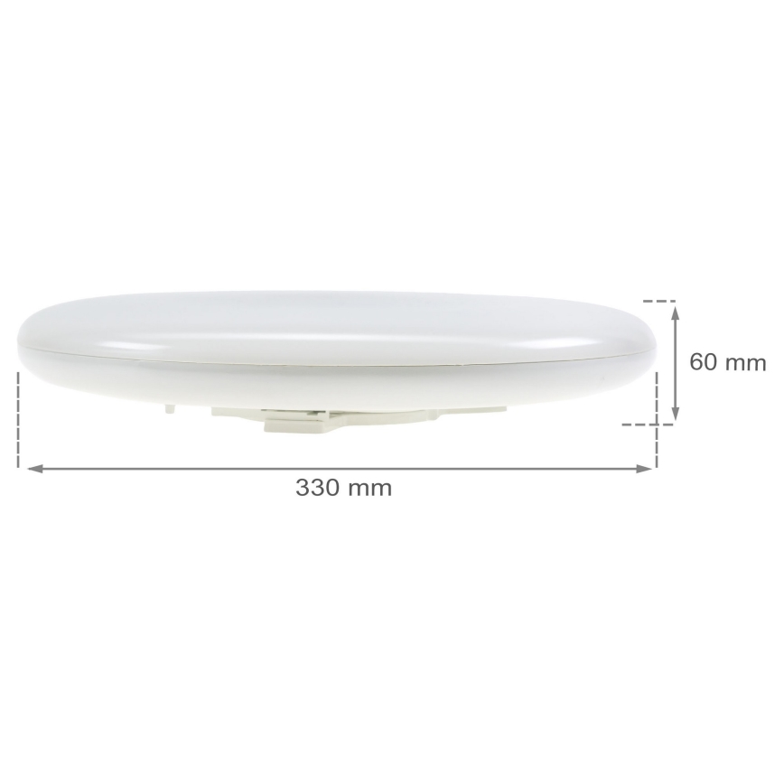 Φωτιστικό οροφής μπάνιου LED NYMPHEA LED/28W/230V 4000K IP44 στρογγυλό