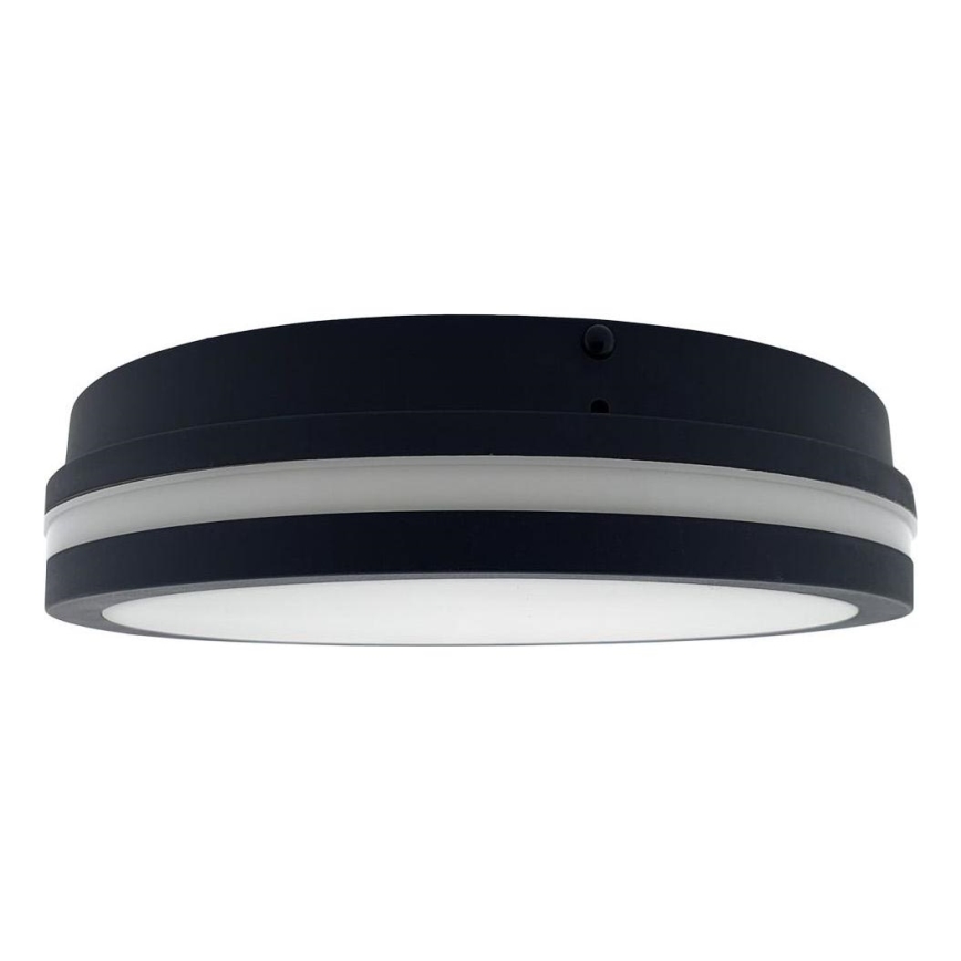 Φωτιστικό οροφής μπάνιου LED με αισθητήρα ELLÉ LED/24W/230V 3000/4000/6500K διάμετρος 26 cm IP54 ανθρακί