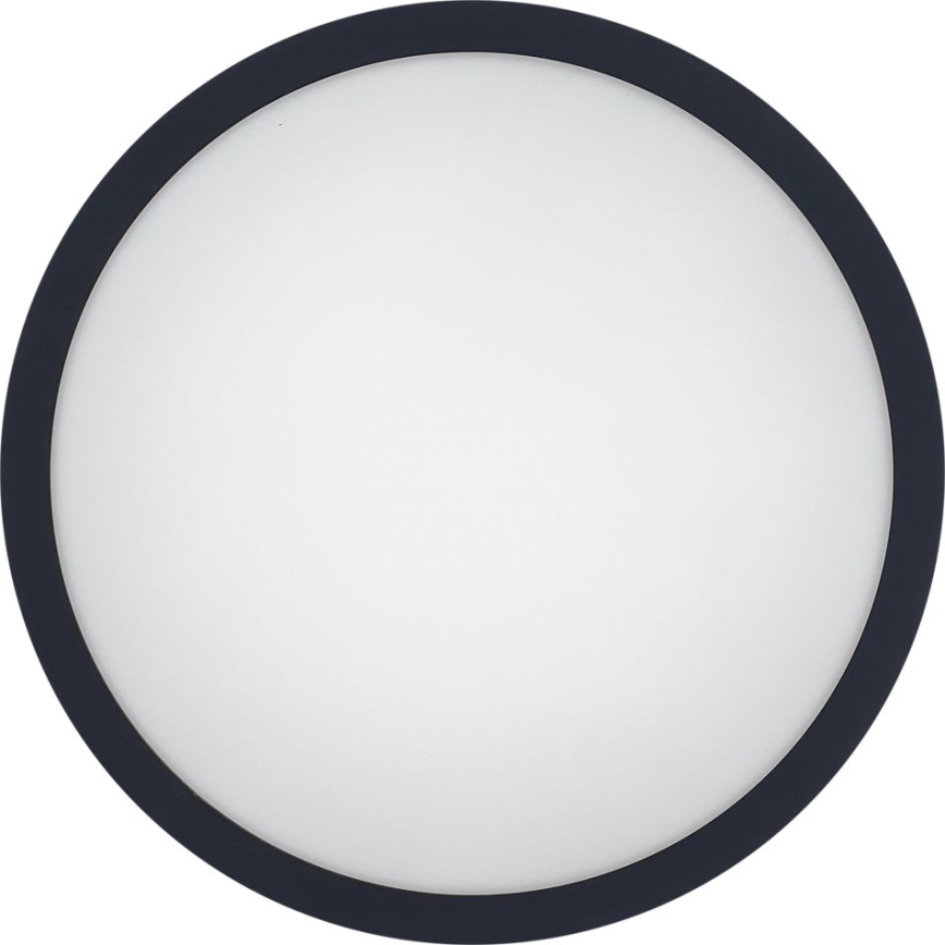 Φωτιστικό οροφής μπάνιου LED με αισθητήρα ELLÉ LED/24W/230V 3000/4000/6500K διάμετρος 26 cm IP54 ανθρακί