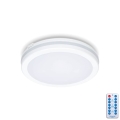 Φωτιστικό οροφής μπάνιου LED με αισθητήρα LED/12W/230V 3000/4000/6500K IP65 διάμετρος 20 cm λευκό + τηλεχειριστήριο