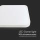 Φωτιστικό οροφής μπάνιου LED με αισθητήρα LED/18W/230V 4000K IP44 λευκό + τηλεχειριστήριο