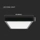 Φωτιστικό οροφής μπάνιου LED με αισθητήρα LED/18W/230V 4000K IP44 μαύρο