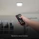 Φωτιστικό οροφής μπάνιου LED με αισθητήρα LED/18W/230V 4000K IP44 μαύρο + τηλεχειριστήριο