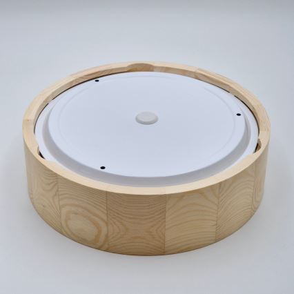 Φωτιστικό οροφής μπάνιου NATURAL 2xE27/15W/230V IP54 πεύκο ø 27 cm - FSC πιστοποιημένο