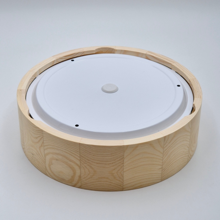 Φωτιστικό οροφής μπάνιου NATURAL 2xE27/15W/230V IP54 πεύκο ø 27 cm - FSC πιστοποιημένο