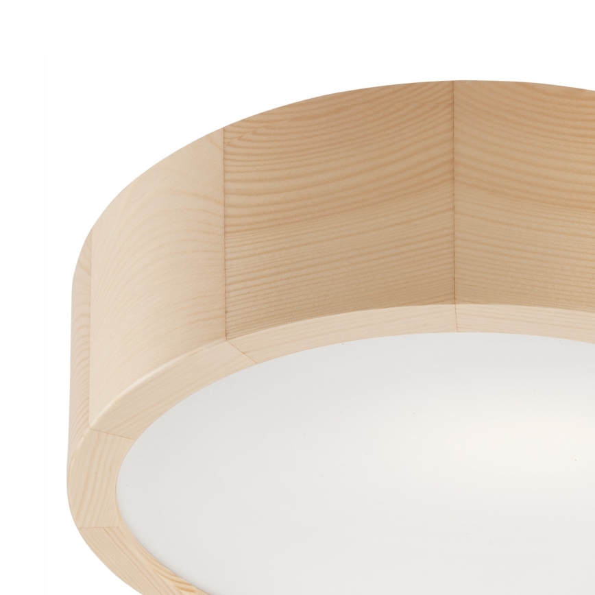 Φωτιστικό οροφής μπάνιου NATURAL 2xE27/15W/230V IP54 πεύκο ø 27 cm - FSC πιστοποιημένο